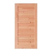 ราคา D2D ประตูไม้ดักลาสเฟอร์ 90x220 ซม. รุ่น Eco Pine-034