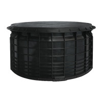 ราคา ปลอกคอถังบำบัด DOS รุ่น 02390022 ขนาด 25 ซม. สีดำ (60325622)