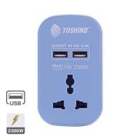 Toshino Adapter 10A+สายชาร์จ 3 in 1 รุ่น PU-SET