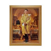ราคา พระบรมฉายาลักษณ์ ร.10 กรอบลายลูกแก้ว SRATHTHATHAM รุ่น Plexiglass ขนาด 15 x 20 นิ้ว สีทอง (60347029)