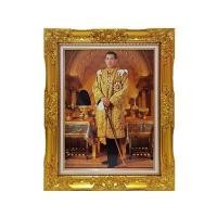 ราคา พระบรมฉายาลักษณ์ ร.10 กรอบลายหลุยส์ SRATHTHATHAM ขนาด 10 x 15 นิ้ว สีทอง (60348489)
