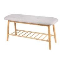 ราคา ม้านั่งยาวมีชั้นวางรองเท้า KASSA รุ่น CRC-2001-1 สีเทา (60336187)