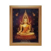 ราคา รูปพระพุทธชินราช กรอบลายลูกแก้ว SRATHTHATHAM รุ่น Plexiglass ขนาด 15 x 20 นิ้ว สีทอง (60347031)