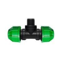 ราคา สามทาง PE สวมล็อก เกลียวนอก ไชโยสปริงเกลอร์ รุ่น 358-32 ขนาด 32 มม. x 1 นิ้ว x 32 มม. สีดำ (60181219)