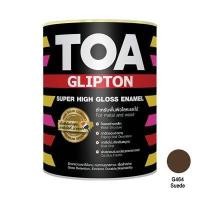 ราคา สีน้ำมันเคลือบเงา TOA รุ่น GLIPTON ขนาด 1 แกลลอน สีน้ำตาล (#G464 Suede) (60311719)