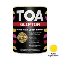 ราคา สีน้ำมันเคลือบเงา TOA รุ่น GLIPTON ขนาด 1 แกลลอน สีเหลือง (#G160 Sulphur Yellow) (60166026)