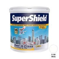 ราคา สีน้ำเนียน ภายนอก TOA รุ่น Supershield ขนาด 5 แกลอน สี S100 ขาว (60000896)