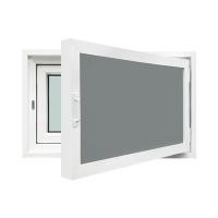 ราคา หน้าต่างบานกระทุ้ง UPVC พร้อมมุ้ง FRAMEX ขนาด 80 x 50 ซม. สีขาว (60365145)