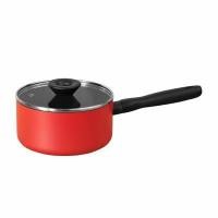 ราคา หม้อด้าม พร้อมฝา Saucepan MEYER รุ่น 14201-TE12 ขนาด 18 ซม. สีแดง (60365733)