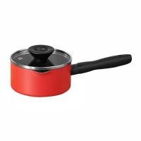 ราคา หม้อด้าม หม้ออุ่นนม พร้อมฝา Milkpan MEYER รุ่น 14200-TE12 ขนาด 14 ซม. สีแดง (60365731)