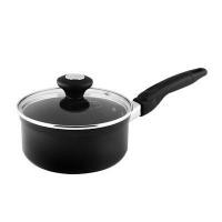 ราคา หม้อด้ามนอนสติก พร้อมฝาแก้ว CooknLook MEYER รุ่น 18885-C ขนาด 18 ซม. สีดำ (60171334)