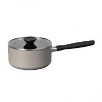 ราคา หม้อด้ามนอนสติ๊กพร้อมฝาแก้ว Bauhaus MEYER รุ่น 13764-TE12 ขนาด 20 ซม. สีเทา (60366498)