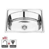 ราคา อ่างล้างจานฝัง 1 หลุม TEKA LINEA รุ่น VIVA 1B ขนาด 55 x 44 x 20 ซม. สีสเตนเลส (60252337)