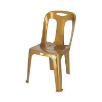 ราคา เก้าอี้พลาสติกพนักพิง BIGONE รุ่นบิ๊กคิง เกรดเอ สีทอง (60325016)