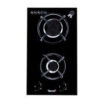 ราคา เตาฝังกระจก 2 หัวแก๊ส TECNOGAS รุ่น TNP HB2030GB สีดำ (60196073)