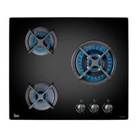 ราคา เตาฝังกระจกเซรามิก 3 หัว TEKA รุ่น HF LUX 60 3G AI AL CI ขนาด 60 ซม. สีดำ (60346584)