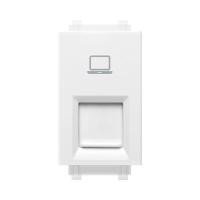 ราคา เต้ารับคอมพิวเตอร์ RJ45, Cat6 PHILIPS รุ่น LEAF1M RJ45 CAT6 สีขาว (60314662)