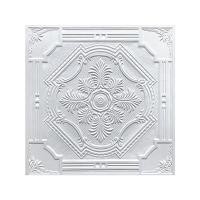 ราคา แผ่นฝ้าเพดานทีบาร์ ตราม้าบิน รุ่น ลายสร้อยระย้า (999) ขนาด 60 x 60 x 0.9 ซม. (กล่อง 10 แผ่น) สีขาว (60306643)