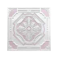 ราคา แผ่นฝ้าเพดานทีบาร์ ตราม้าบิน รุ่น ลายสร้อยระย้า (999) ขนาด 60 x 60 x 0.9 ซม. (กล่อง 10 แผ่น) สีชมพู (60306647)