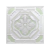 ราคา แผ่นฝ้าเพดานทีบาร์ ตราม้าบิน รุ่น ลายสร้อยระย้า (999) ขนาด 60 x 60 x 0.9 ซม. (กล่อง 10 แผ่น) สีเขียว (60306646)