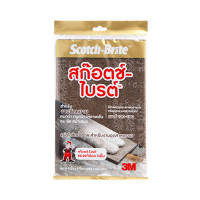 ราคา แผ่นใยขัดงานขัดหยาบ ขัดหนัก Scotch-Brite 3M รุ่น 7440 ขนาด 6 x 9 นิ้ว สีน้ำตาล (60291073)