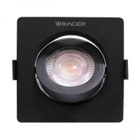 ราคา โคมดาวน์ไลท์หน้าเหลี่ยม 3.5 นิ้ว LED 5 วัตต์ Daylight RACER รุ่น ADJ SQ BK 5W DL สีดำ (60370455)