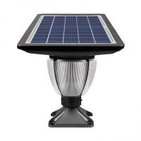 ราคา โคมไฟหัวเสาโซล่าเซลล์พร้อมรีโมต 8.5 วัตต์ LAMPTAN รุ่น Deluxe DL 8.5W สีดำ (60367137)