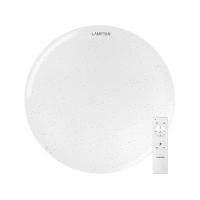 ราคา โคมไฟเพดานอะคริลิก LED 24W Tri-color LAMPTAN รุ่น MULTI SMART 24W RD ขนาด 37.5x37.5x10.5 ซม. สีขาว (60345301)