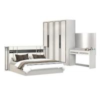 ราคา ชุดห้องนอน 6 ฟุต CALINA รุ่น ลอนดอน (เซต 3 ชิ้น) สีขาว (60348396)