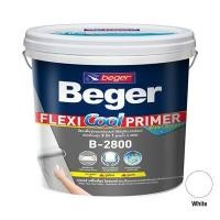 ราคา สีรองพื้นปูนอเนกประสงค์ สูตรน้ำ BEGER รุ่นเฟล็กซี่คูล B-2800 ขนาด 20 กก. สีขาว (60343951)