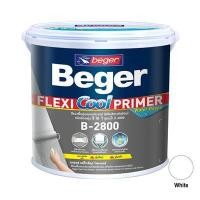 ราคา สีรองพื้นปูนอเนกประสงค์ สูตรน้ำ BEGER รุ่นเฟล็กซี่คูล B-2800 ขนาด 4 กก. สีขาว (60343950)