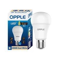 ราคา หลอดไฟ LED E27 9W Cool White OPPLE รุ่น E1A60-E27-9W-CWCTV7  (60381465)
