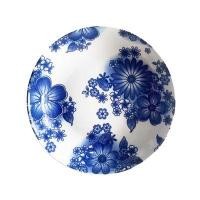 ราคา จานพอร์ซเลนทรงตื้น 8 นิ้ว KASSA HOME รุ่น ลายเบญจรงค์ 12 (60377617)