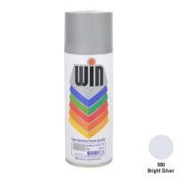 ราคา สีสเปรย์ อเนกประสงค์ WIN รุ่น 300 ขนาด 400 ซีซี. สี BRIGHT SILVER (60001874)