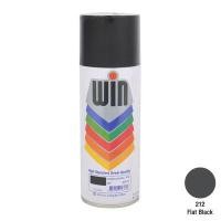 ราคา สีสเปรย์ อเนกประสงค์ WIN รุ่น 212 ขนาด 400 ซีซี. สี FLAT BLACK (60001909)