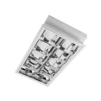 ราคา โคมตะแกรงฝังฝ้า FL G3 2x18W HI-TEK รุ่น HFIG3R0218 สีขาว (60125098)