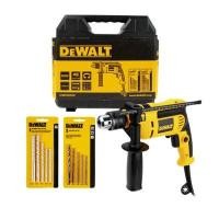 ราคา ชุดสว่านกระแทก DEWALT รุ่น DWD024K-B1 กำลัง 650 วัตต์ ขนาด 13 มม. สีเหลือง - ดำ (60208353)