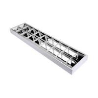 ราคา โคมตะแกรงติดลอย LED-T8 2 x 18 วัตต์ RACER รุ่น Surface(2x18W) ขนาด 30.7 x 123.7 x 8.3 ซม. สีขาว (60234902)