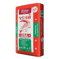 ราคา กาวซีเมนต์ จระเข้ รุ่นจระเข้แดง ขนาด 20 กก. สีขาว (60287487)