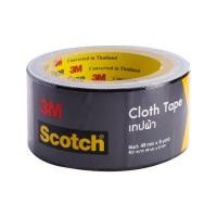 ราคา เทปผ้าชนิดมันเงา SCOTCH รุ่น XN002038281 ขนาด 48 มม. x 8 หลา สีดำ (60301126)