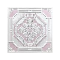 ราคา แผ่นฝ้าเพดานทีบาร์ ตราม้าบิน รุ่น ลายสร้อยระย้า (999) ขนาด 60 x 60 x 0.9 ซม. (กล่อง 10 แผ่น) สีชมพู (60306647)