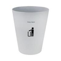 ราคา ถังขยะกลม DKW รุ่น HH-204P ขนาด 9 ลิตร สีขาวอมเทา (60317177)
