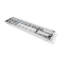 ราคา โคมตะแกรงฝังฝ้า LED-T8 2x18W EVE LIGHTING รุ่น 588257(2x18W) สีขาว (60317898)