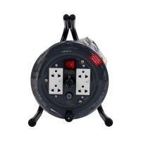 ราคา ล้อเก็บสายไฟเหล็ก 4 ช่อง VCT3x1.5 LUZINO รุ่น TLS-1520 ขนาด 20 ม. สีเทา (60321367)