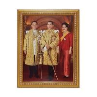 ราคา พระบรมฉายาลักษณ์ ร.9 ร.10 พระพันปี กรอบลายลูกแก้ว SRATHTHATHAM รุ่น Plexiglass ขนาด 15 x 20 นิ้ว (60347030)
