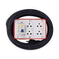 ราคา บล๊อกยาง PVC พร้อมสายไฟ VCT 3 x 1.5 มีเบรกเกอร์กันดูด 4 ช่อง LUZINO รุ่น LUZINOLT-RGB4 ขนาด 10 เมตร (60365958)