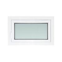 ราคา หน้าต่างบานกระทุ้ง UPVC พร้อมมุ้ง กระจกลามิเนต FRAMEX รุ่น F100 ขนาด 80 x 50 ซม. สีขาว (60389180)
