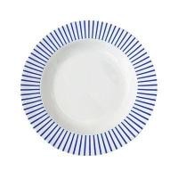 ราคา จานกลมเมลามีนทรงลึก 8 นิ้ว Blue Rhythm KASSA HOME รุ่น SPW-P182-8 สีขาว (60447663)