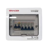 ราคา ตู้คอนซูมเมอร์ยูนิตสำเร็จรูป RCBO 4 ช่อง 50A RACER รุ่น BARRIER สีเทา (60451219)