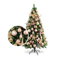 ราคา ต้นคริสต์มาส Xmas TO GO Rose Champagne KASSA HOME รุ่น RG1501 ขนาด 150 ซม. สีโรสโกลด์ (60297345)